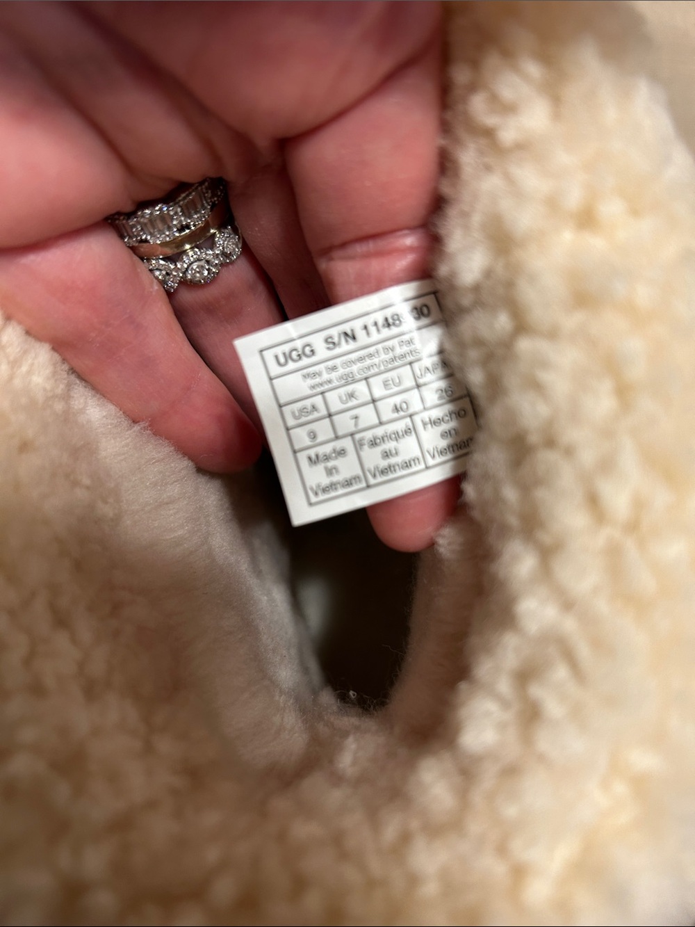 Chestnut W Mini Ugg Braid - Picture 5 of 11